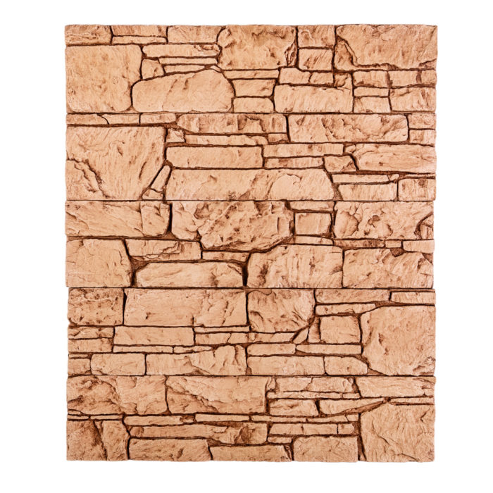 Декоративный камень серии «Аппалачи» бежево-коричневый / Искусственный .