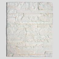 Декоративный камень серии «Монблан» белый
